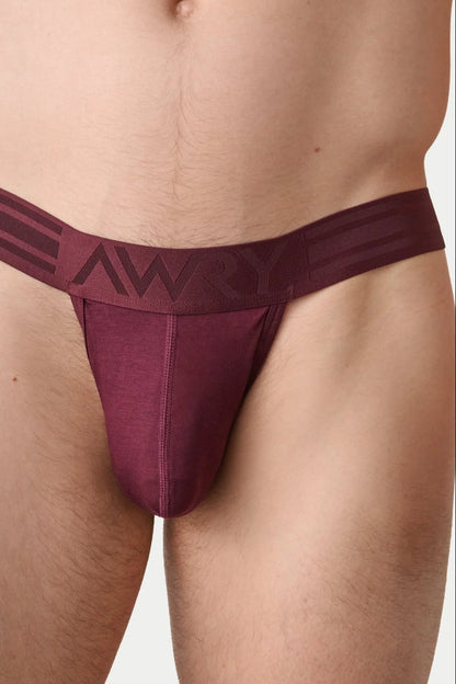 AWRY AXIS THONG - MERLOT