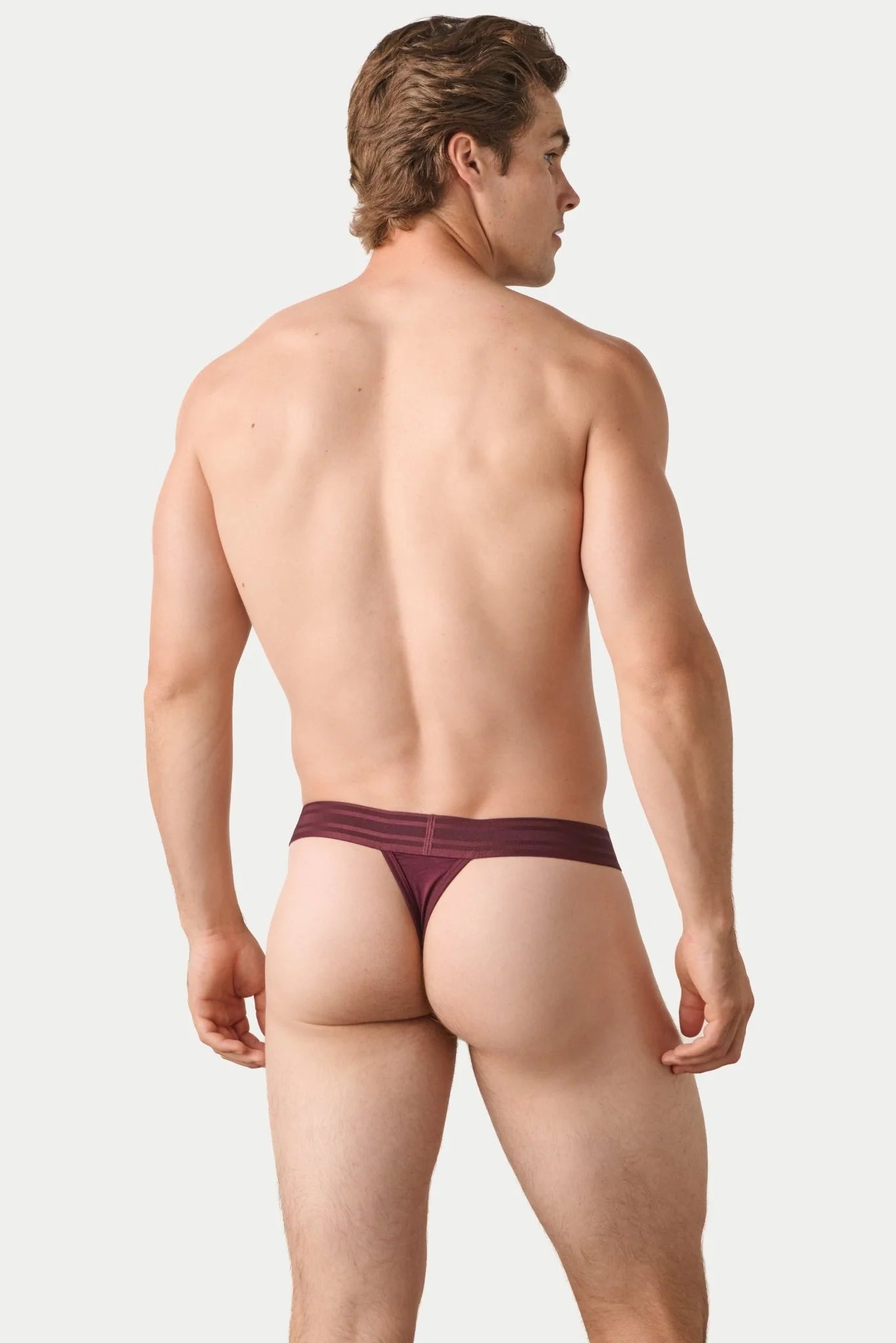 AWRY AXIS THONG - MERLOT