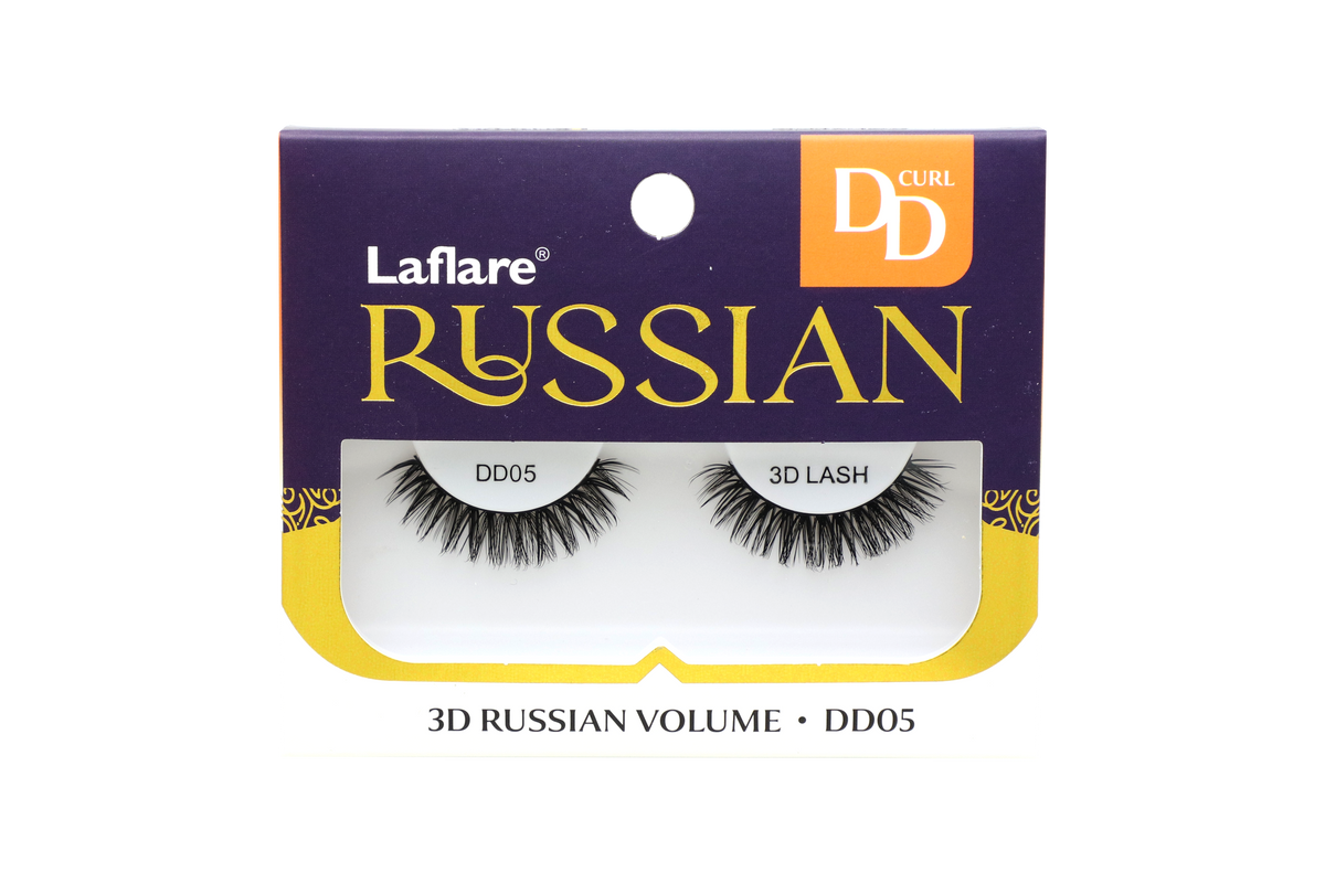 LAFLARE 3D RUSSIAN VOLUME DD CURL HANDMADE LASH