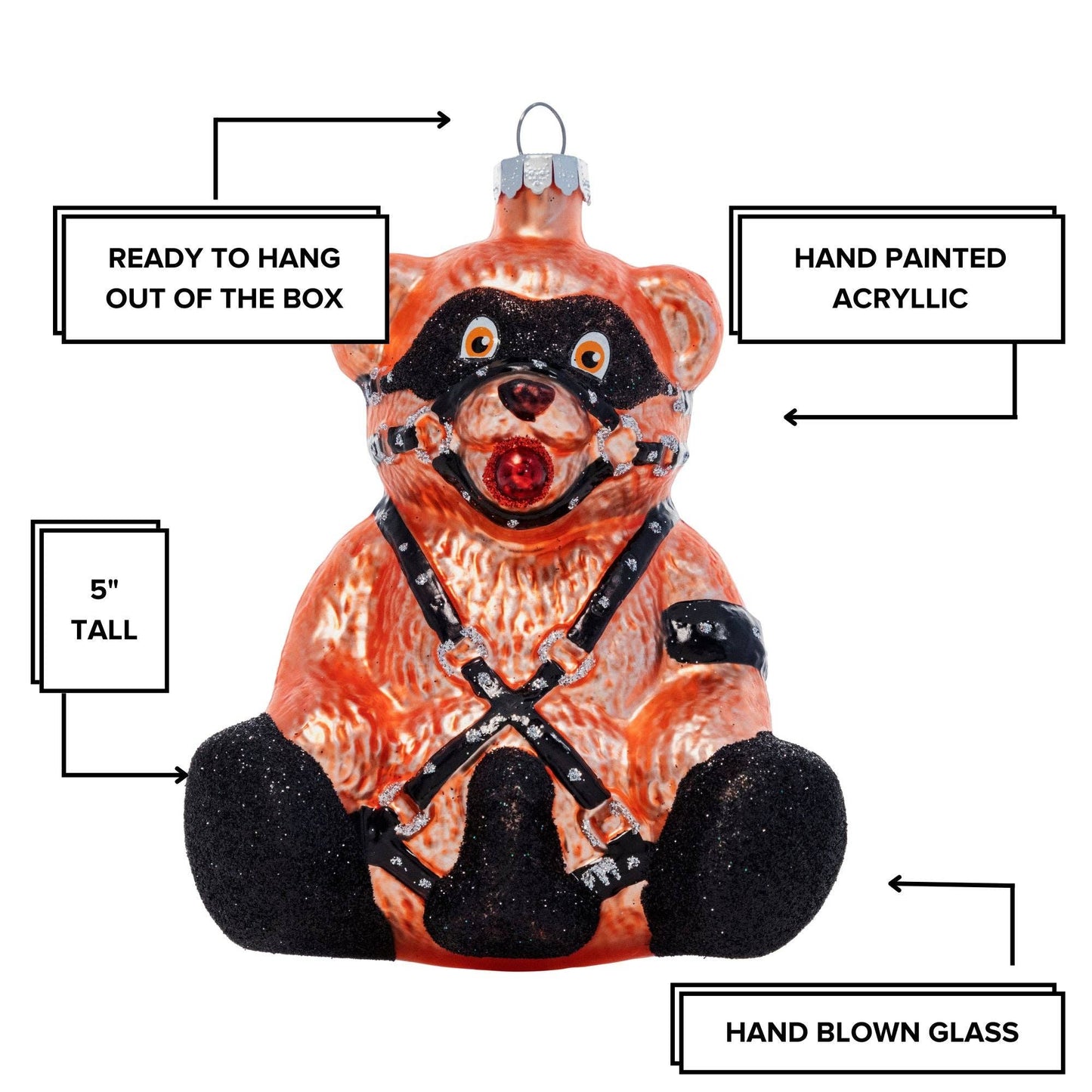 CHEEKY ORNAMENTS READY TEDDY