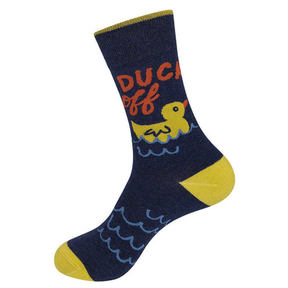 Funatic Duck Off Socks | Animal Socks | Funny Unisex