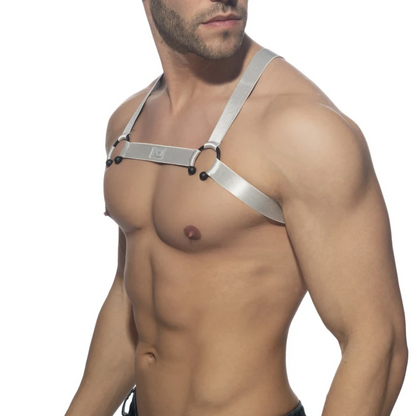 ADDICTED BULL RING HARNESS - SILVER