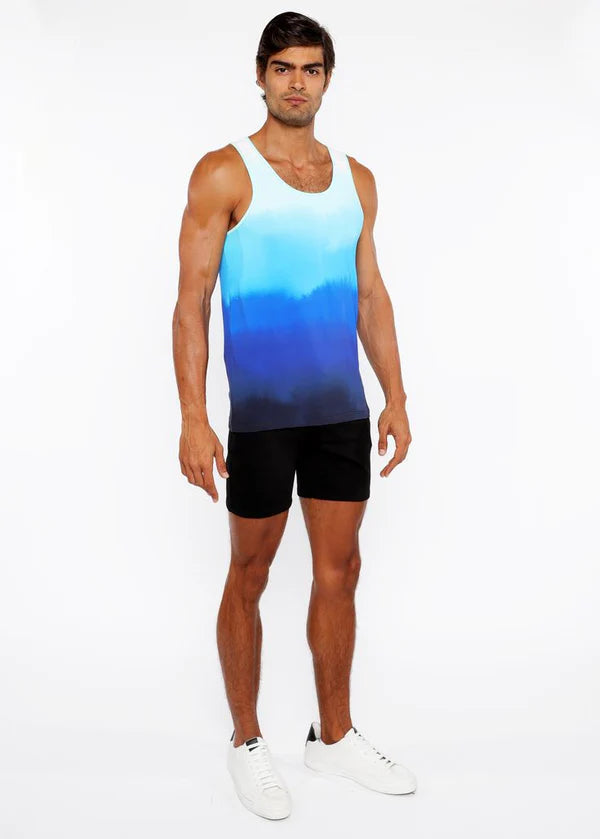 ST33LE CERULEAN GRADIENT TANK TOP