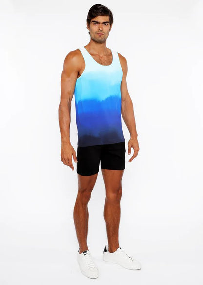 ST33LE CERULEAN GRADIENT TANK TOP