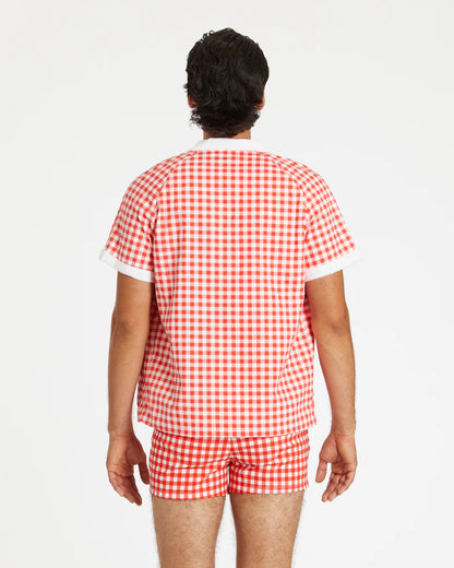 HAMMIES GINGHAM CABANA SHIRT RED