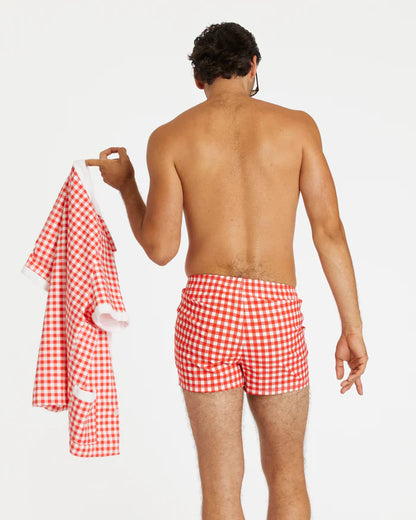 HAMMIES GINGHAM CABANA SHIRT RED