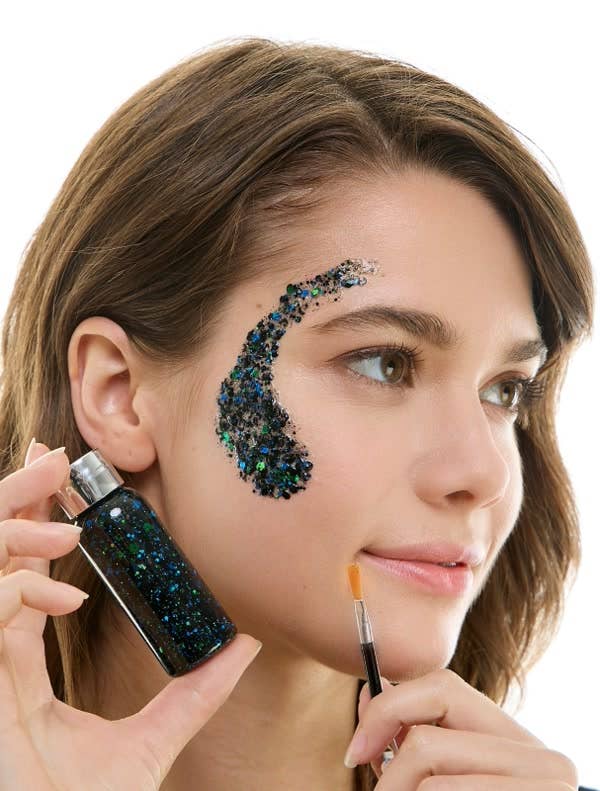 KBW GLOBAL CORP. GLITTER GEL - BLACK