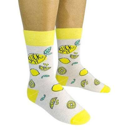 Funatic Suck It Lemon Socks