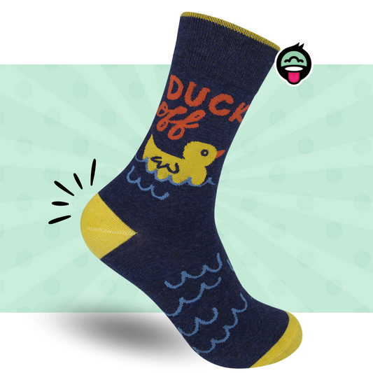 Funatic Duck Off Socks | Animal Socks | Funny Unisex