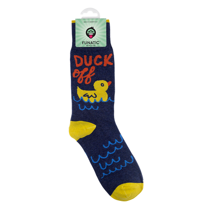 Funatic Duck Off Socks | Animal Socks | Funny Unisex
