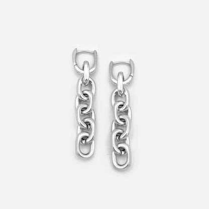 RARE ROMANCE ANCHOR CHAIN LINK EARRING