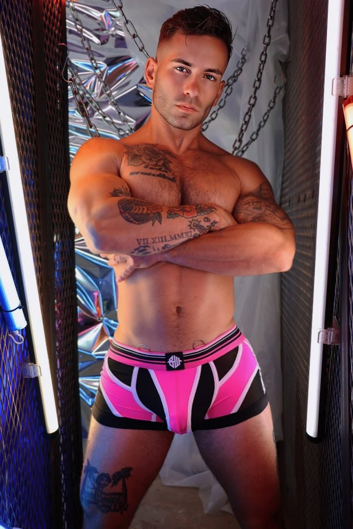 BREEDWELL CIRCUIT BREAKER BOXER BRIEF - NEON PINK