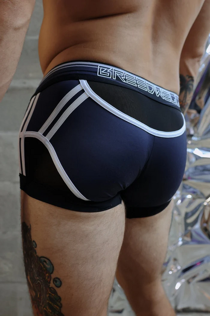 BREEDWELL CIRCUIT BREAKER BOXER BRIEF - BLACK