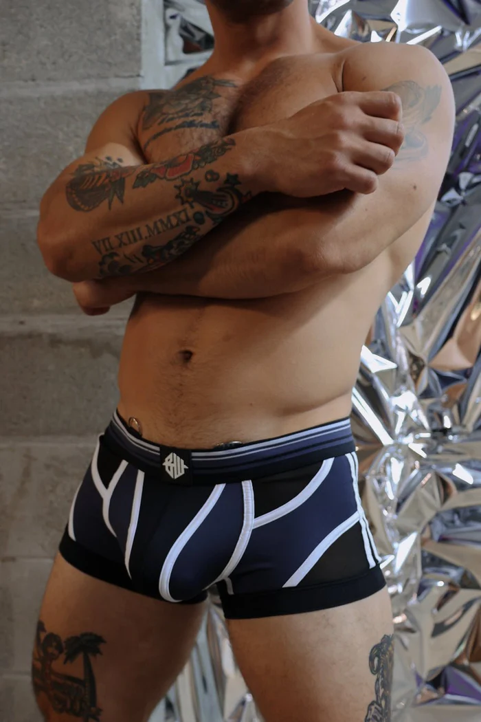 BREEDWELL CIRCUIT BREAKER BOXER BRIEF - BLACK