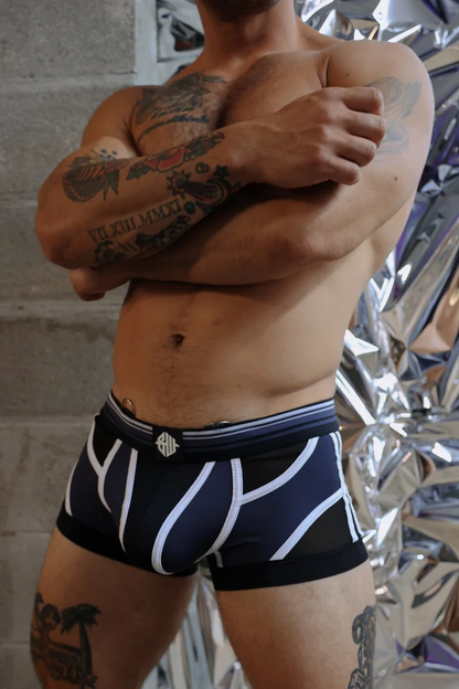 BREEDWELL CIRCUIT BREAKER BOXER BRIEF - BLACK