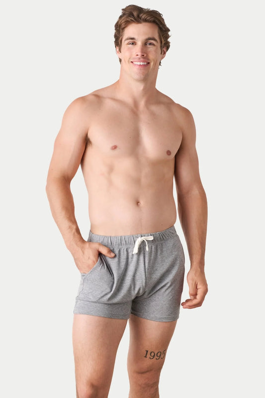 AWRY CLOUD SHORTS V2 - HEATHER GRAY