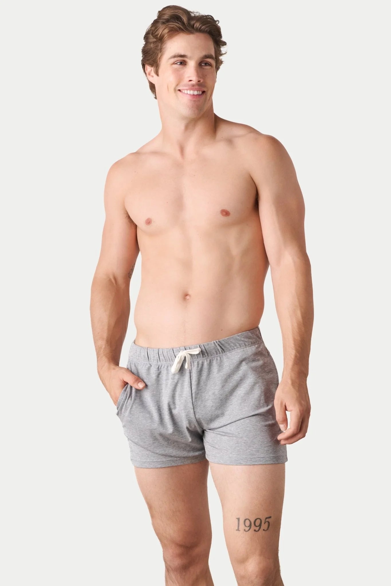 AWRY CLOUD SHORTS V2 - HEATHER GRAY