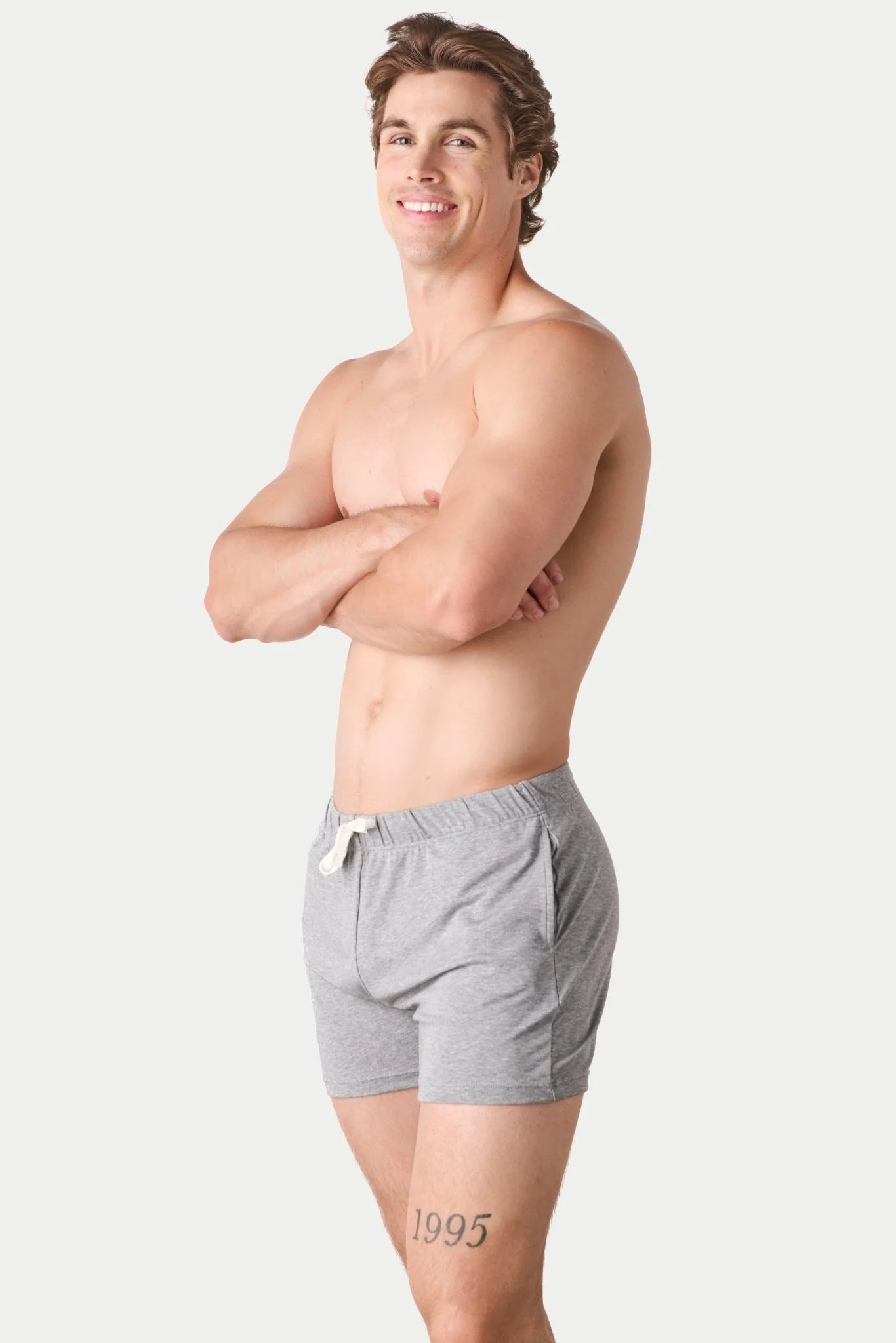 AWRY CLOUD SHORTS V2 - HEATHER GRAY