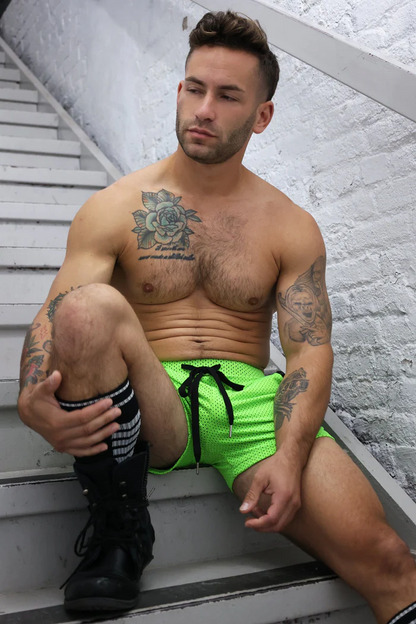 BREEDWELL CRUISER SHORT - NEON GREEN