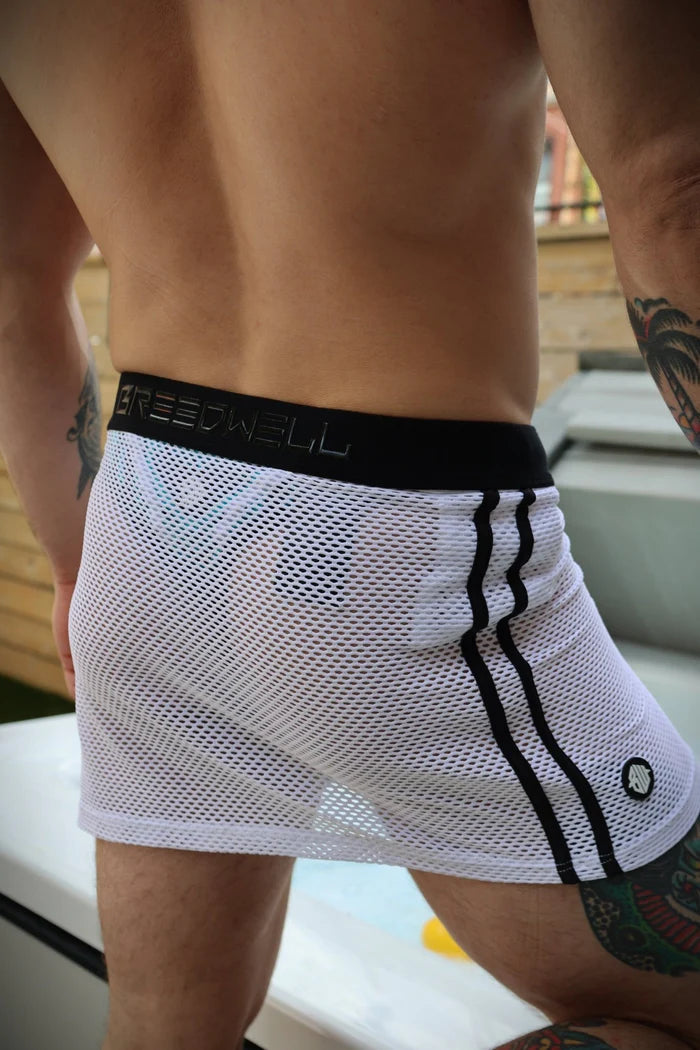 BREEDWELL CRUISIN' CLUB SWIM WRAP - WHITE