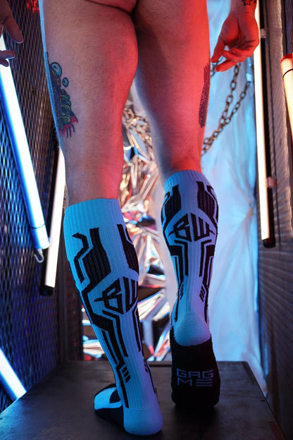 BREEDWELL CYBER SOCKS - AQUA