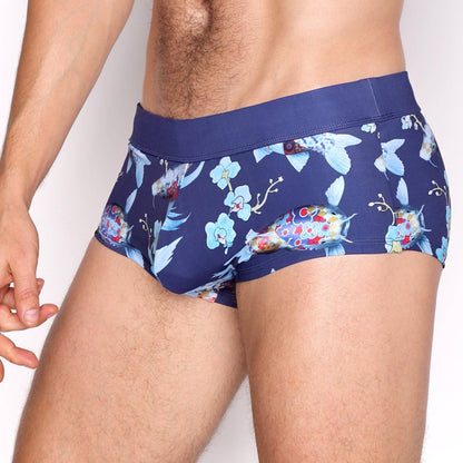SKULL & BONES KOI BLUE SWIM BRIEF