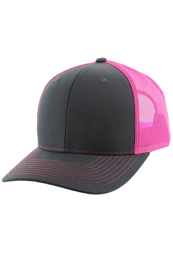 KAMEL 6 PANEL TWILL HAT CHARCOAL