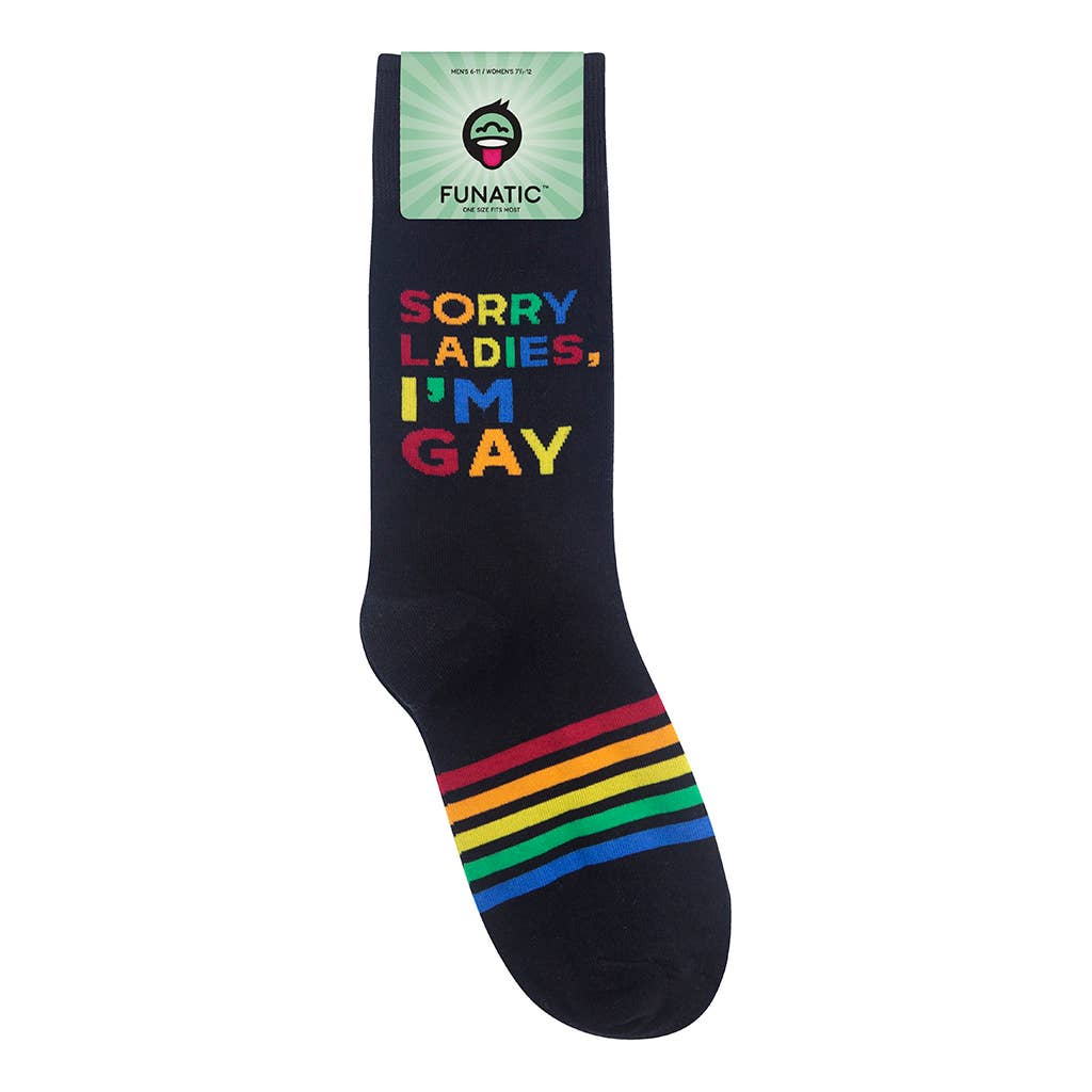 Funatic Sorry Ladies, I'm Gay Socks