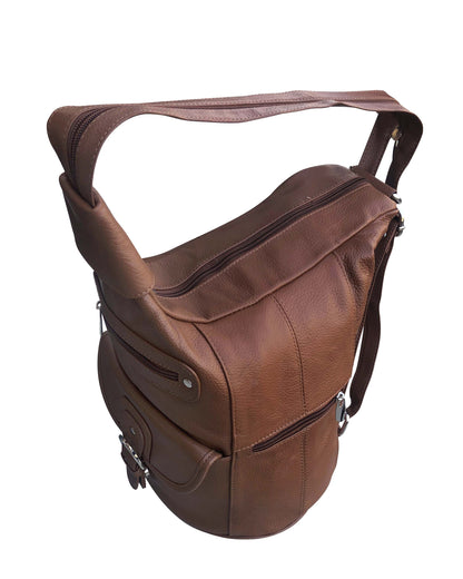 ROMA LEATHERS COWHIDE LEATHER BACK PACK