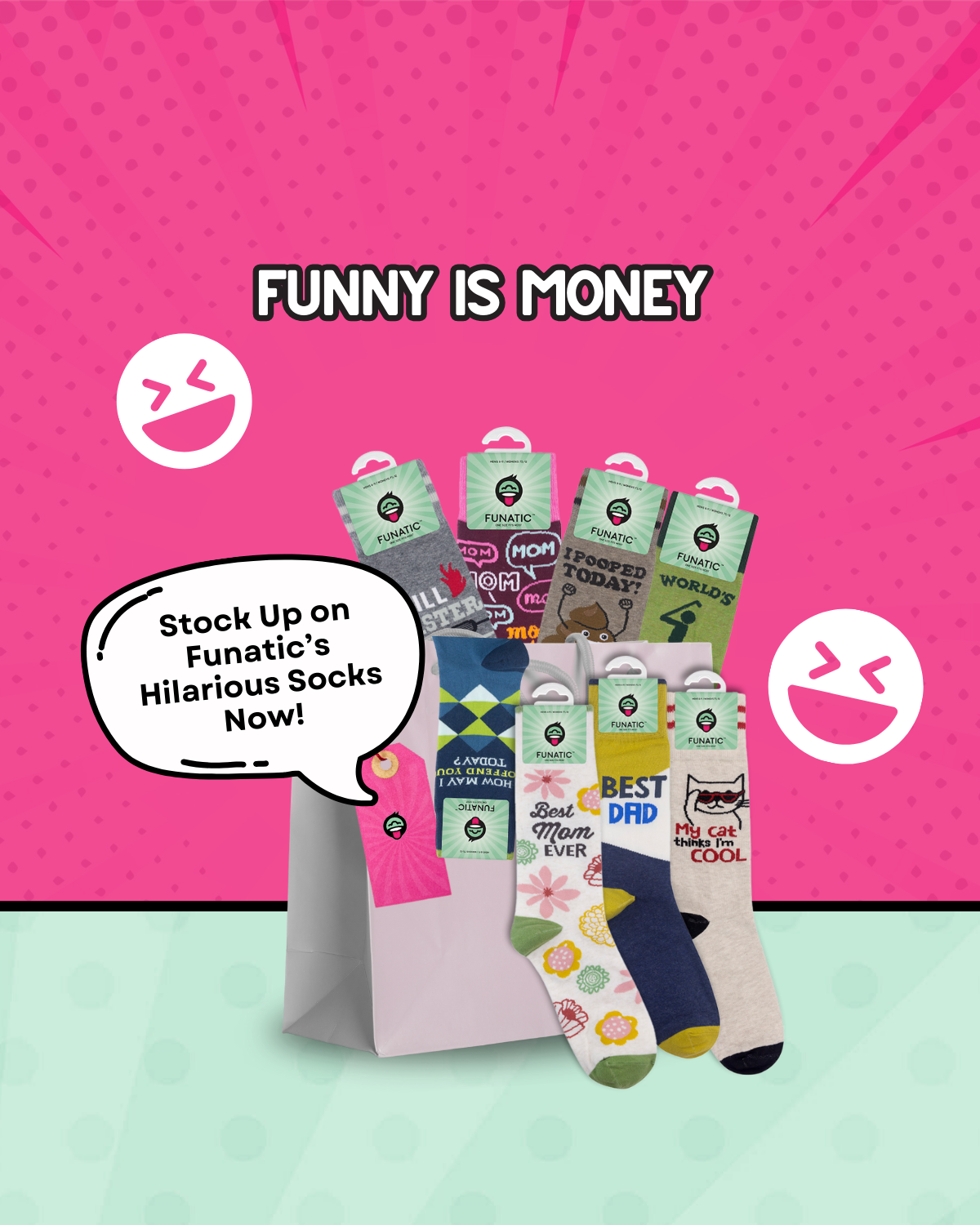 FUNATIC GO AHEAD CALL HR SOCKS