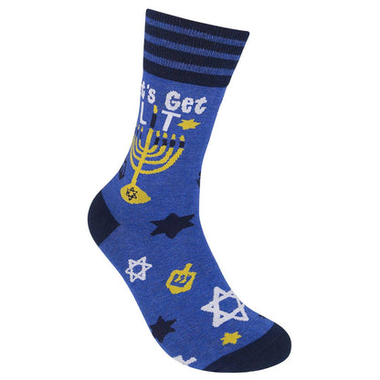 Funatic Let's Get Lit Hanukkah Socks