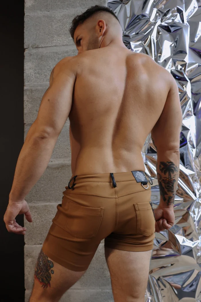 BREEDWELL DOWN LOW SHORTS - DARK KHAKI