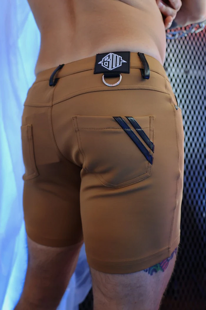 BREEDWELL DOWN LOW SHORTS - DARK KHAKI