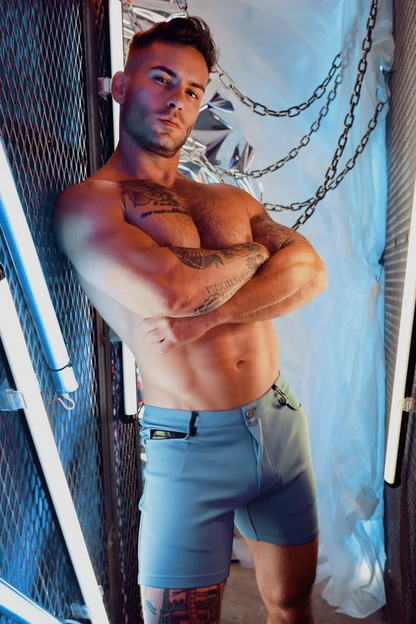 BREEDWELL DOWN LOW SHORT - SLATE BLUE