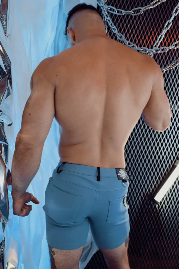 BREEDWELL DOWN LOW SHORT - SLATE BLUE