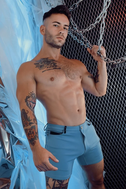 BREEDWELL DOWN LOW SHORT - SLATE BLUE