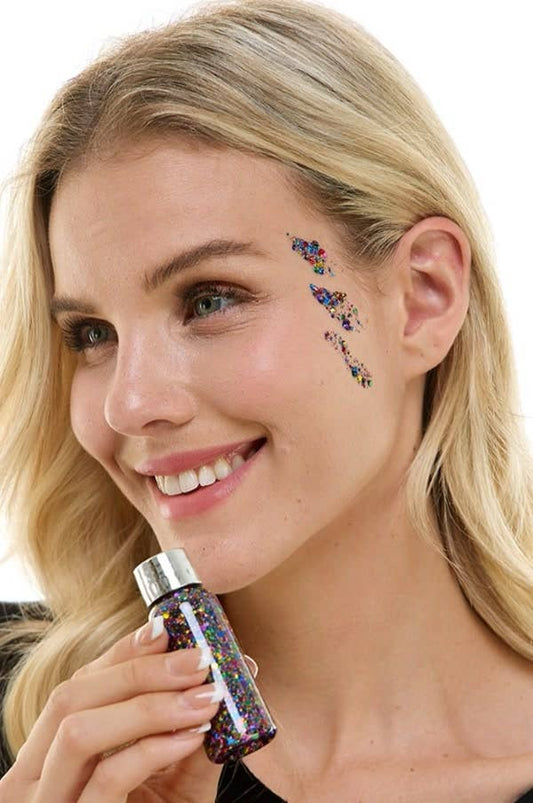 KBW GLOBAL CORP. GLITTER GEL - RAINBOW