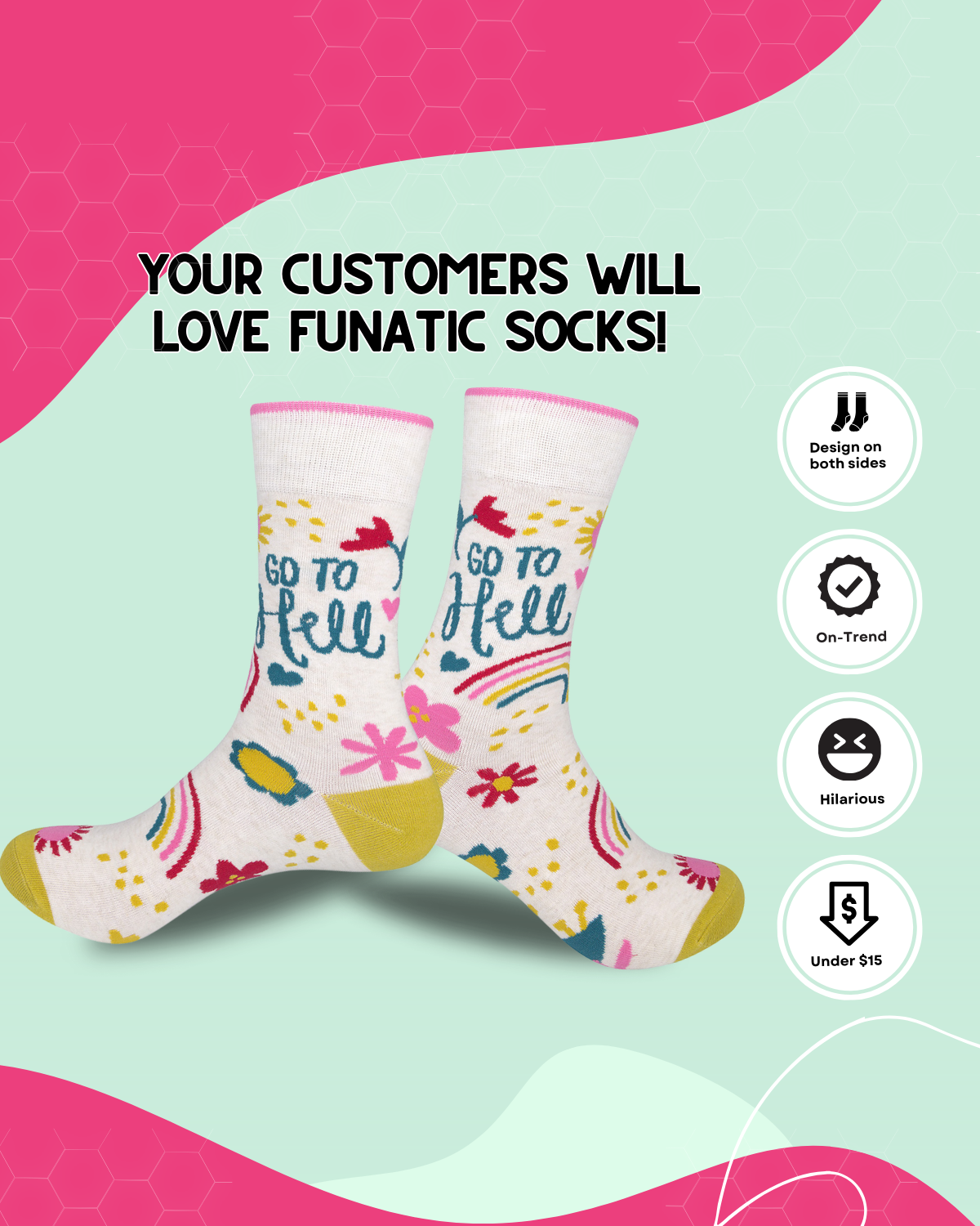 FUNATIC GO TO HELL SOCKS