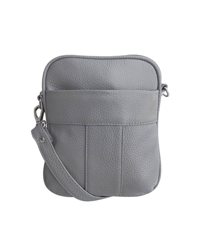 ROMA LEATHERS COWHIDE LEATHER CROSSBODY