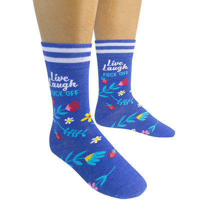 Funatic Live, Laugh, Fuck Off Socks | Funny