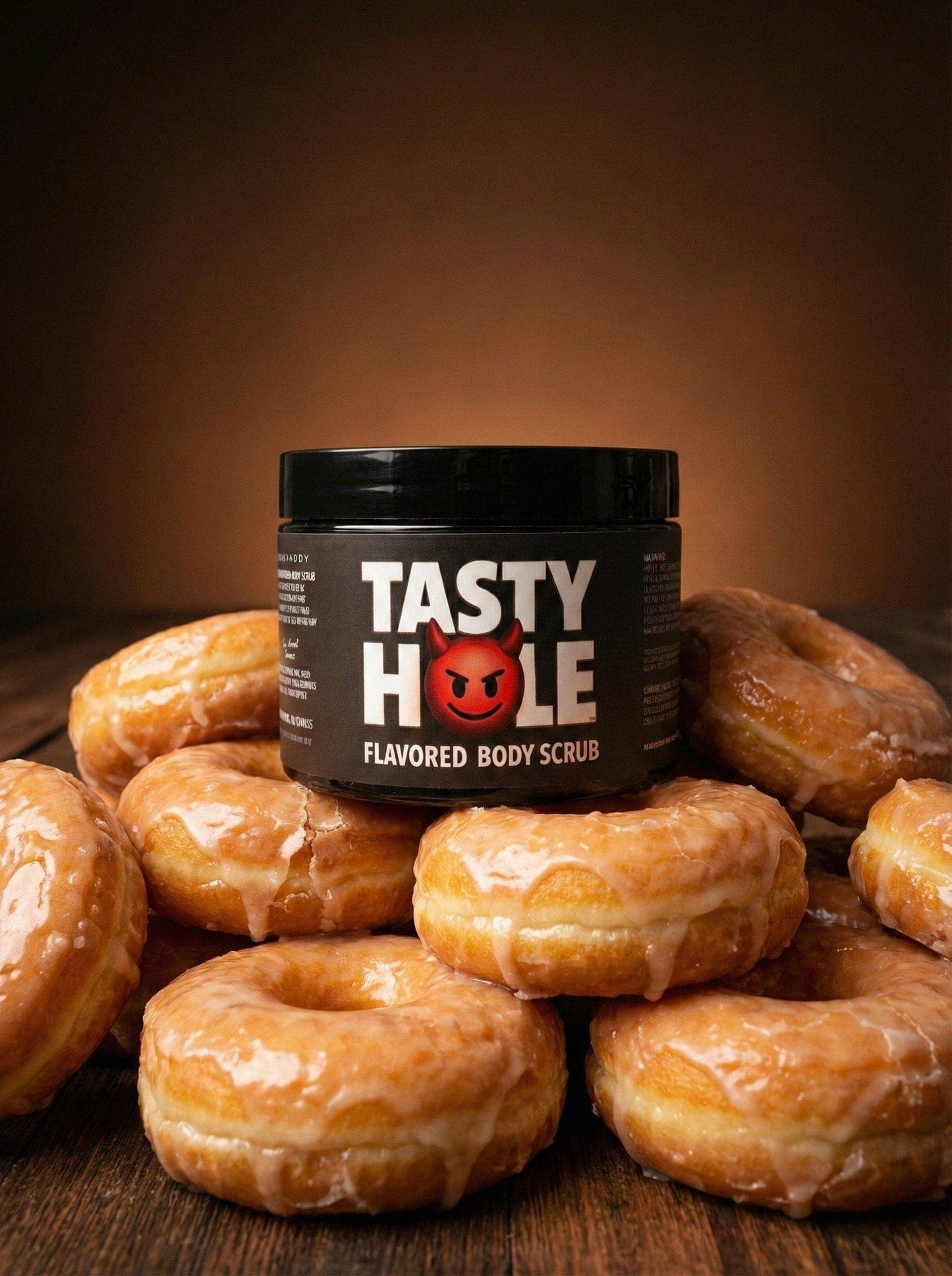 LEATHER DADDY TASTYHOLE™ - GLAZED DONUT FLAVORED BODY SCRUB