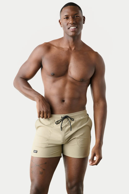 AWRY EDGE SHORTS - SAND