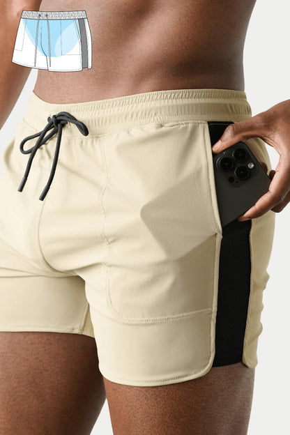 AWRY EDGE SHORTS - SAND