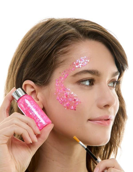 KBW GLOBAL CORP. GLITTER GEL - PINK