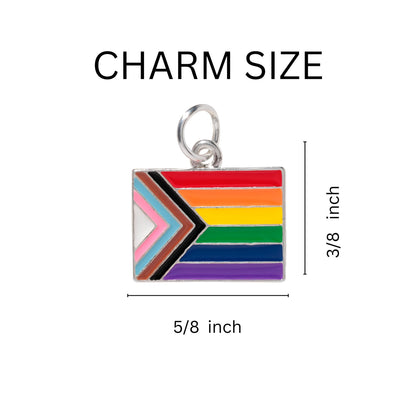 THE AWARENESS COMPANY DANIEL QUASAR FLAG NECKLACE