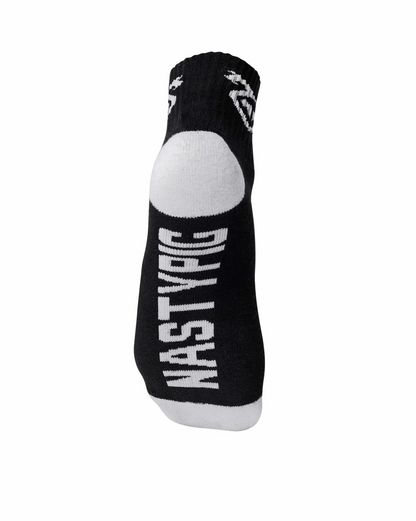NASTY PIG FLASHER SOCKS 2PK - BLK WHT