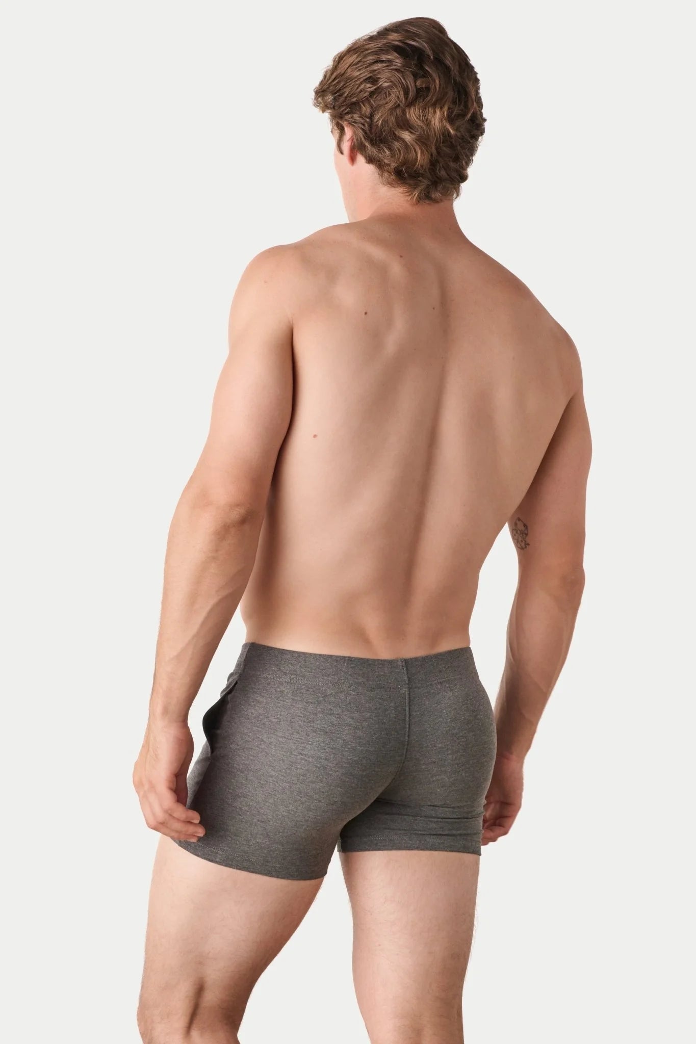 AWRY FLOW 4" SHORTS V2 - HEATHER GRAY
