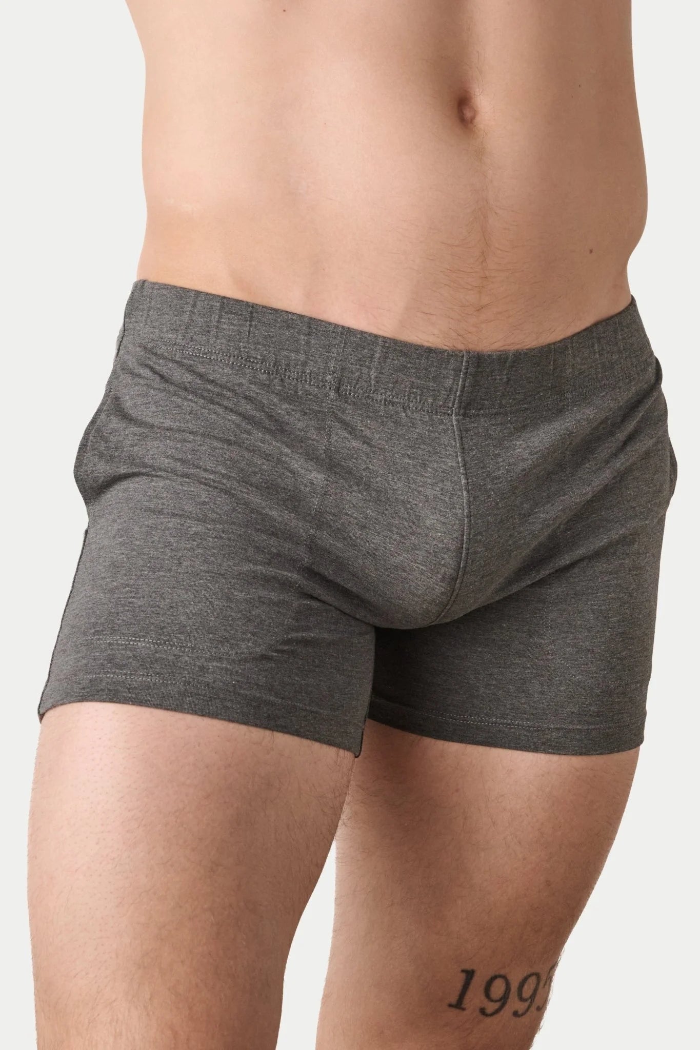 AWRY FLOW 4" SHORTS V2 - HEATHER GRAY