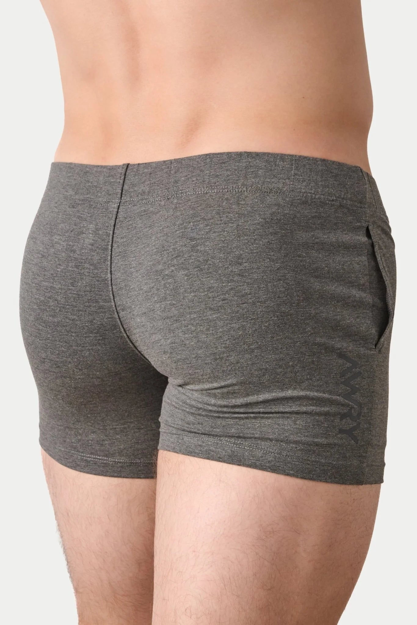 AWRY FLOW 4" SHORTS V2 - HEATHER GRAY