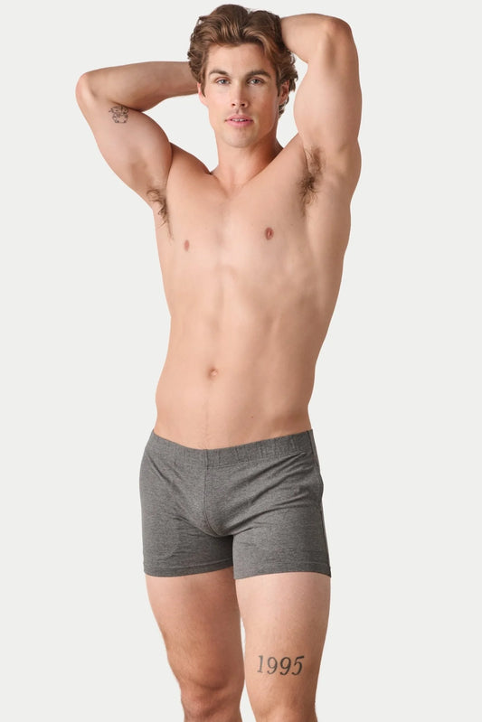 AWRY FLOW 4" SHORTS V2 - HEATHER GRAY